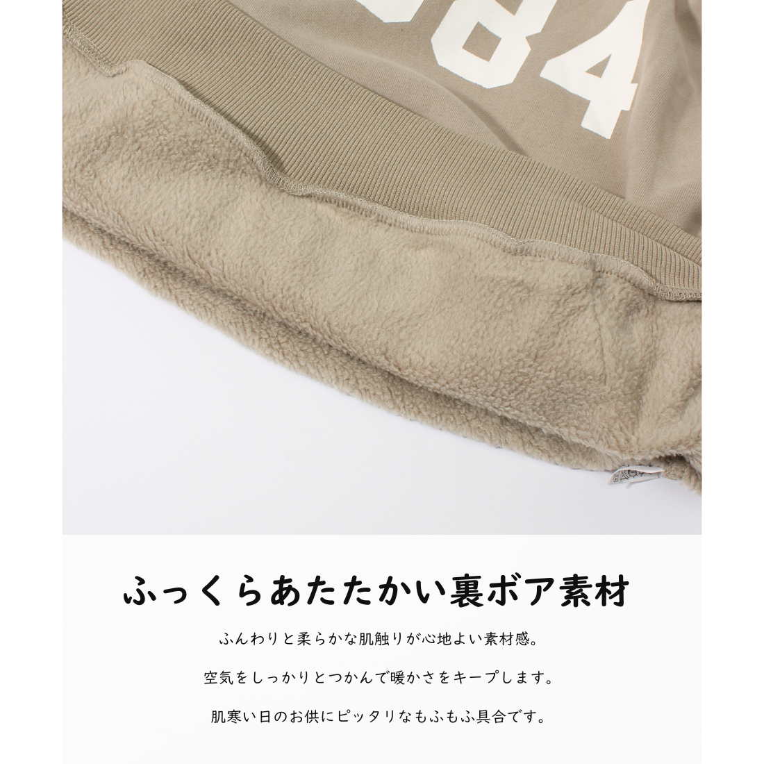 裏起毛 ベーシック プルパーカー