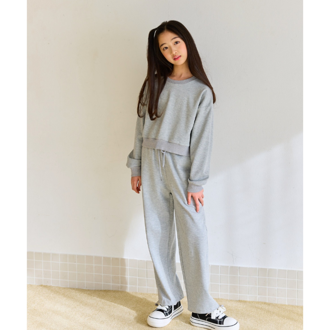 リラックスセットアップ（ドロップショルダー+ロングパンツ ）