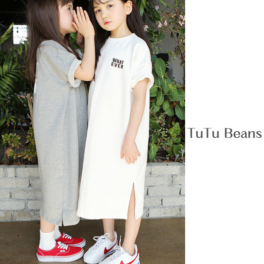 T-Short Sleeve Dress / TuTu Beans