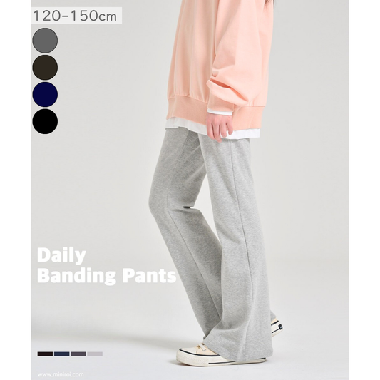 バンディング フレアパンツ