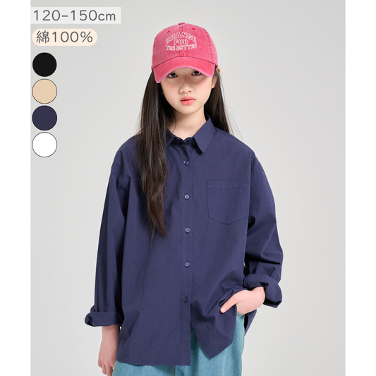 カジュアル オーバーフィットシャツ