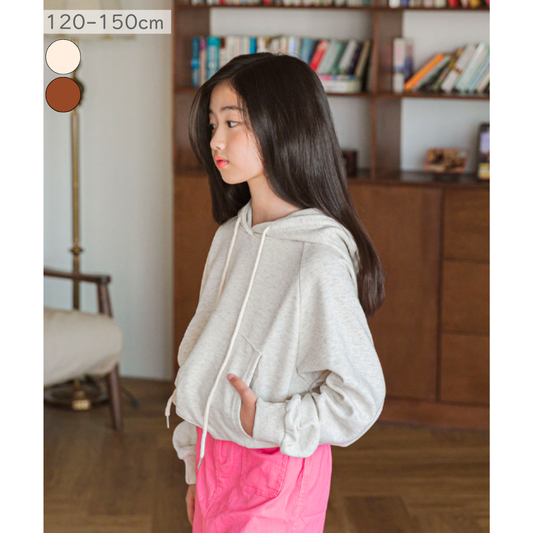 ロングスリーブ プルパーカー 無地