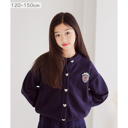 きれい見え ネイビー カーディガン