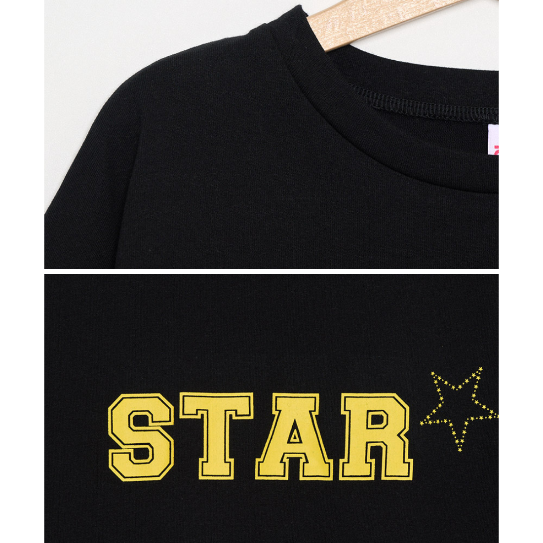 STAR プリント 半袖 Tシャツ