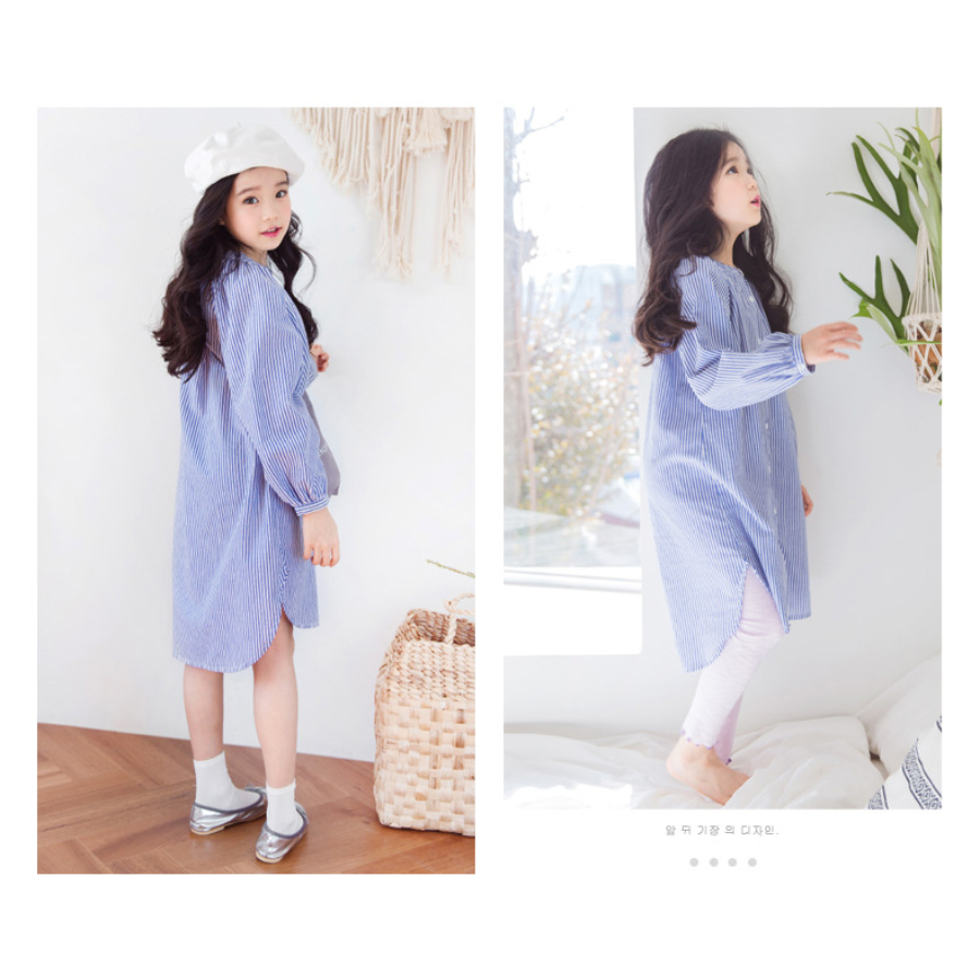 Striped Long Shirt / TuTu Beans