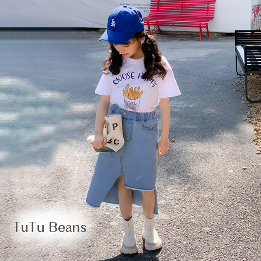 Denim Skirt / TuTu Beans