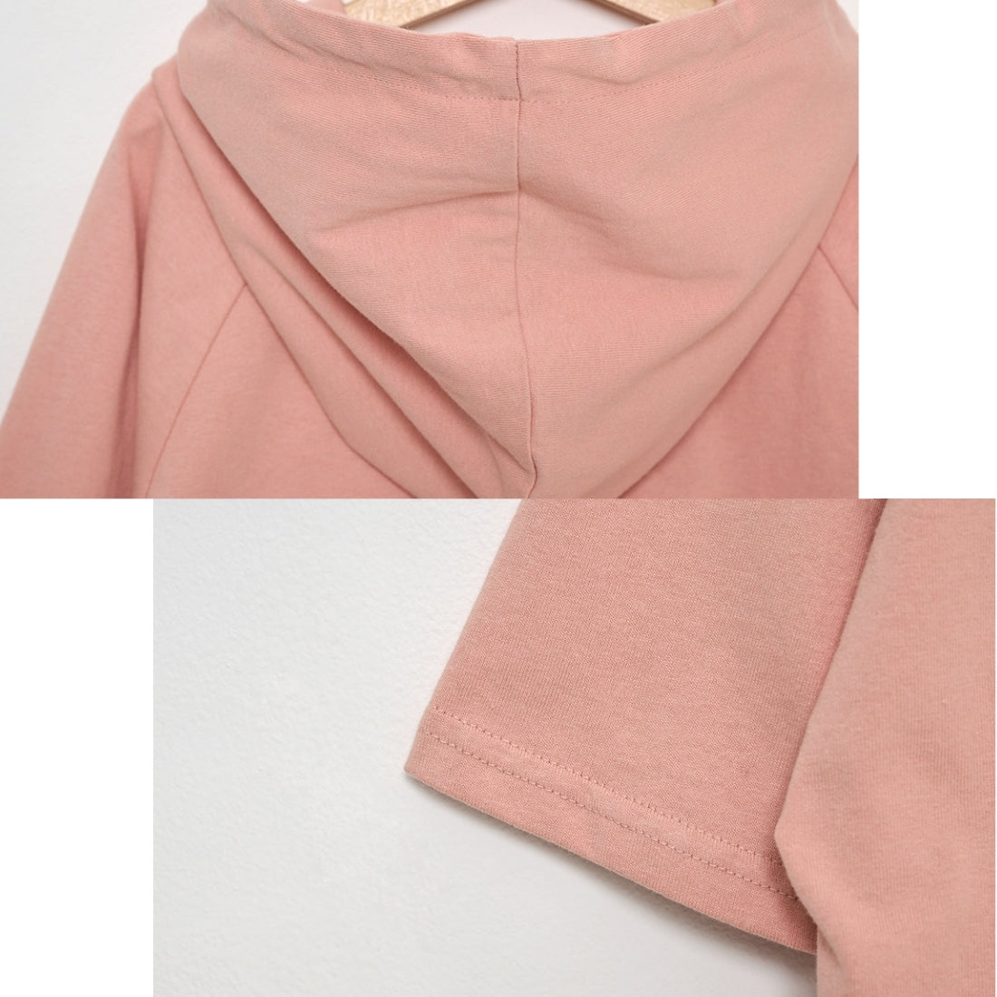 7分袖 フーディ Tシャツ