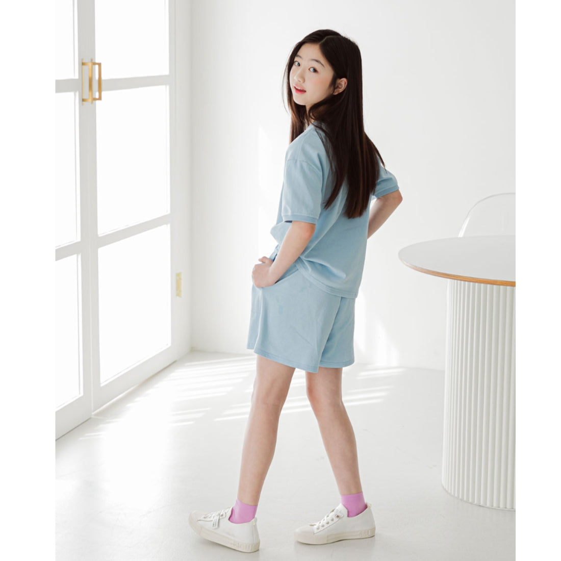 春夏 半袖 ショートパンツ 上下セット