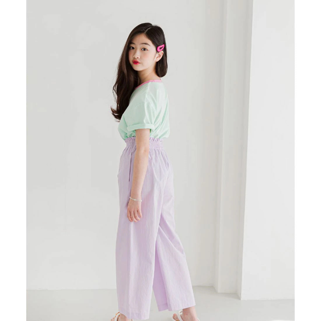 スマイル ワンポイント 半袖 Tシャツ