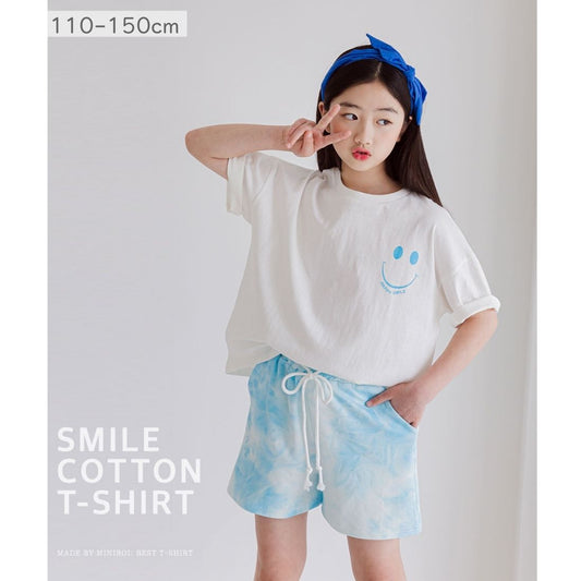 スマイルワンポイント 半袖 Tシャツ