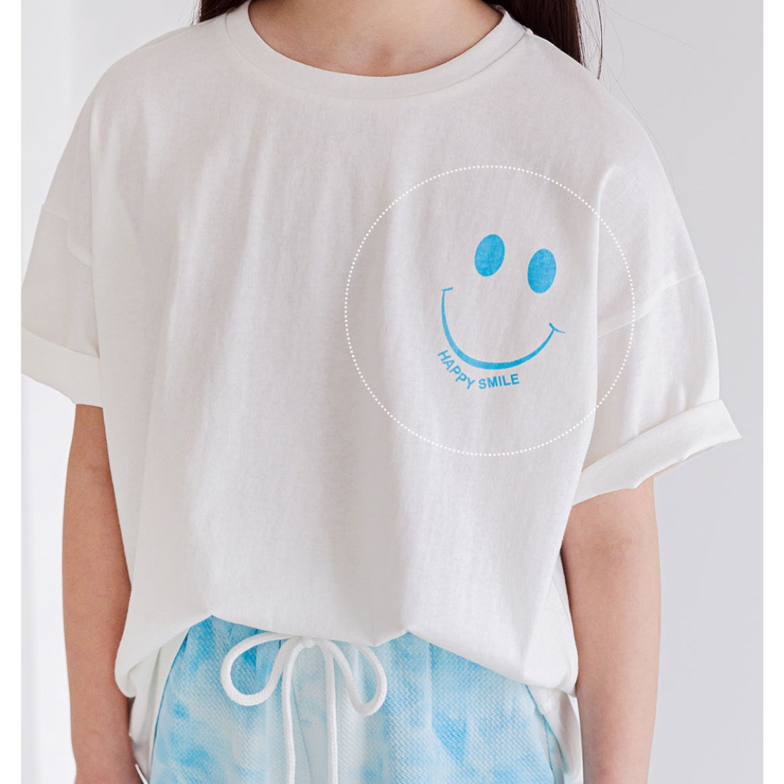 スマイルワンポイント 半袖 Tシャツ