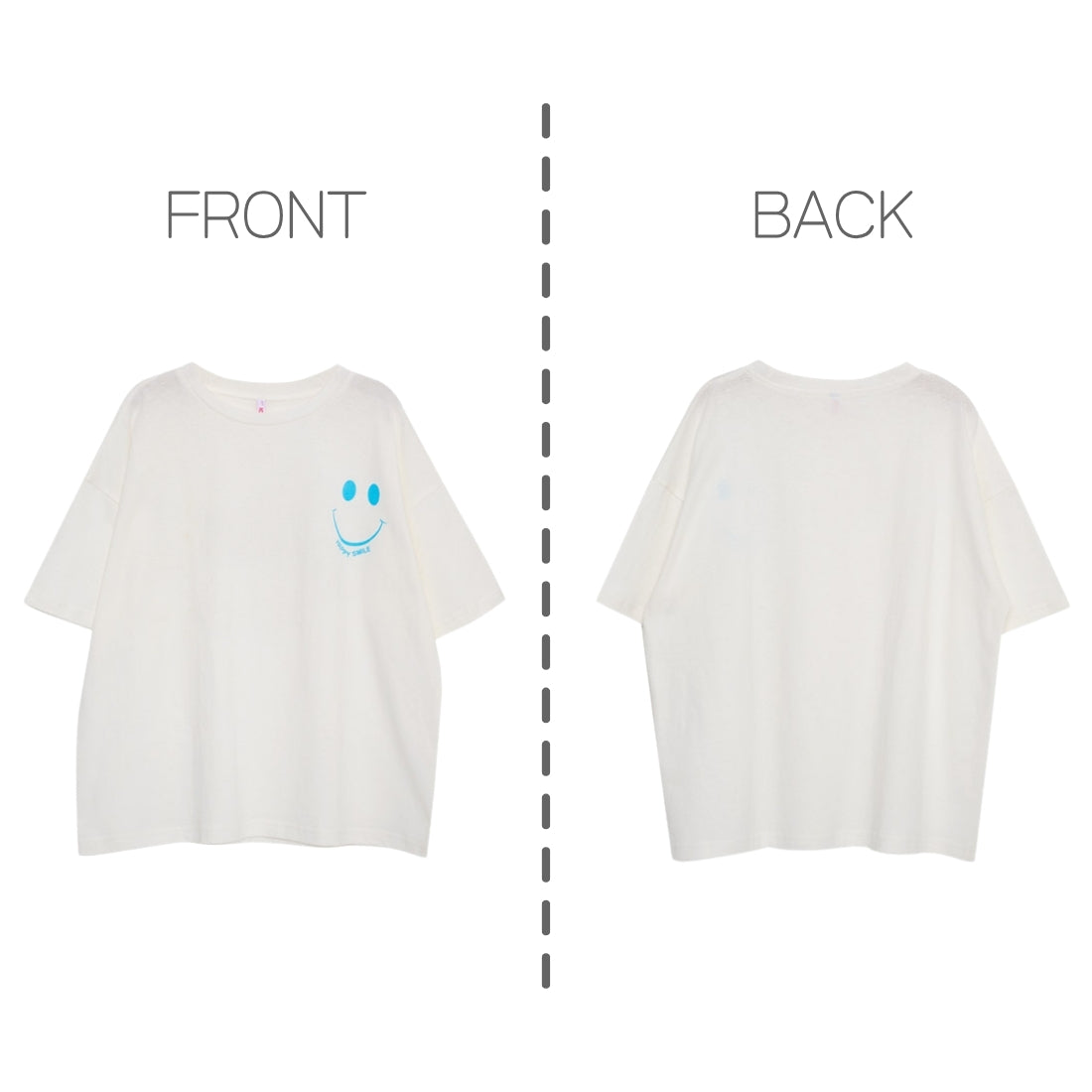 スマイルワンポイント 半袖 Tシャツ