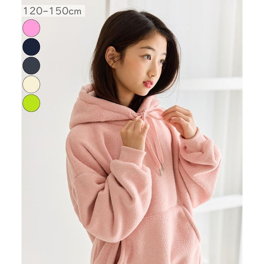 もこもこ 長袖 パーカー スウェット