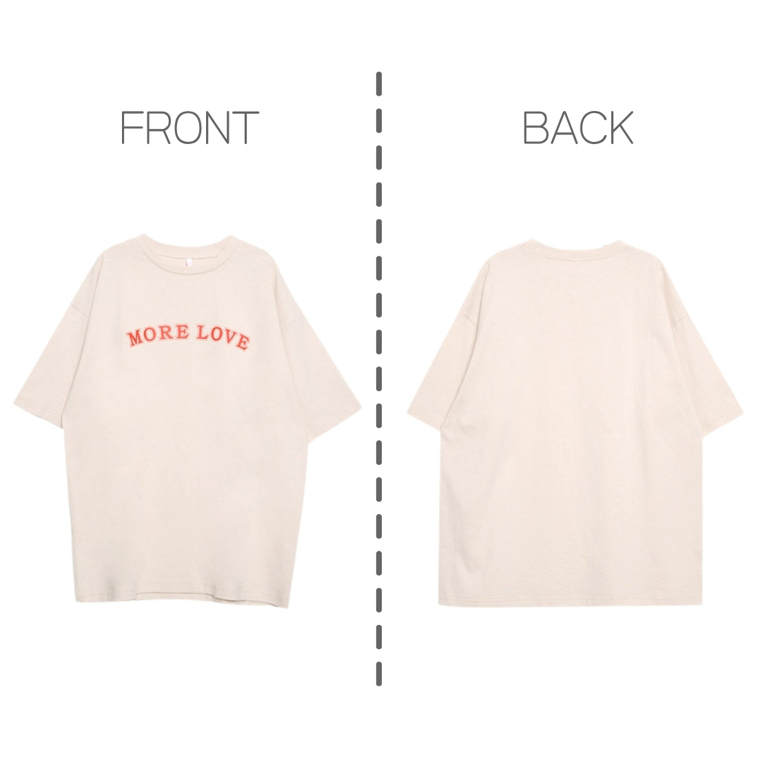 半袖 ドロップショルダー Tシャツ