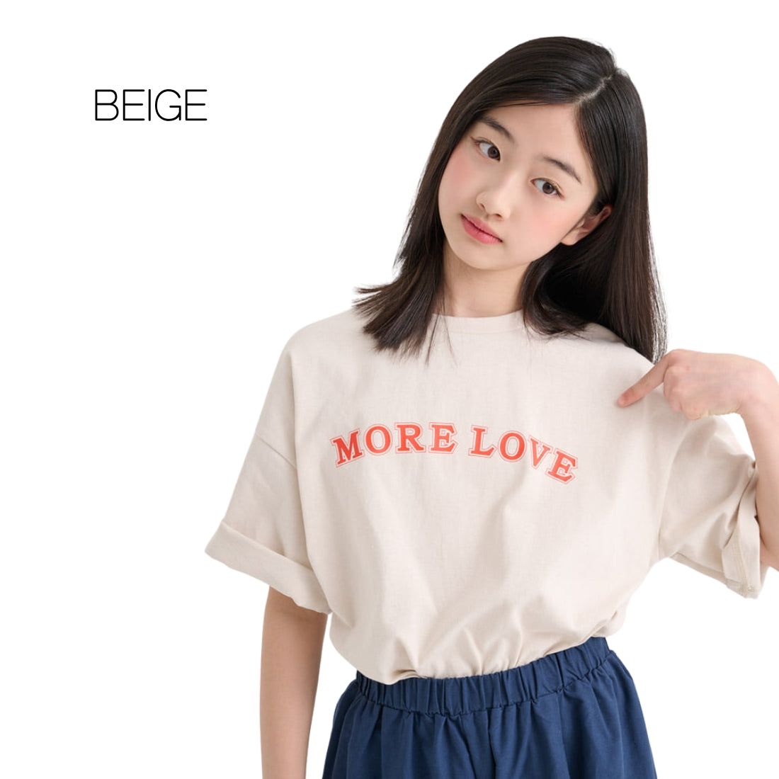 半袖 ドロップショルダー Tシャツ
