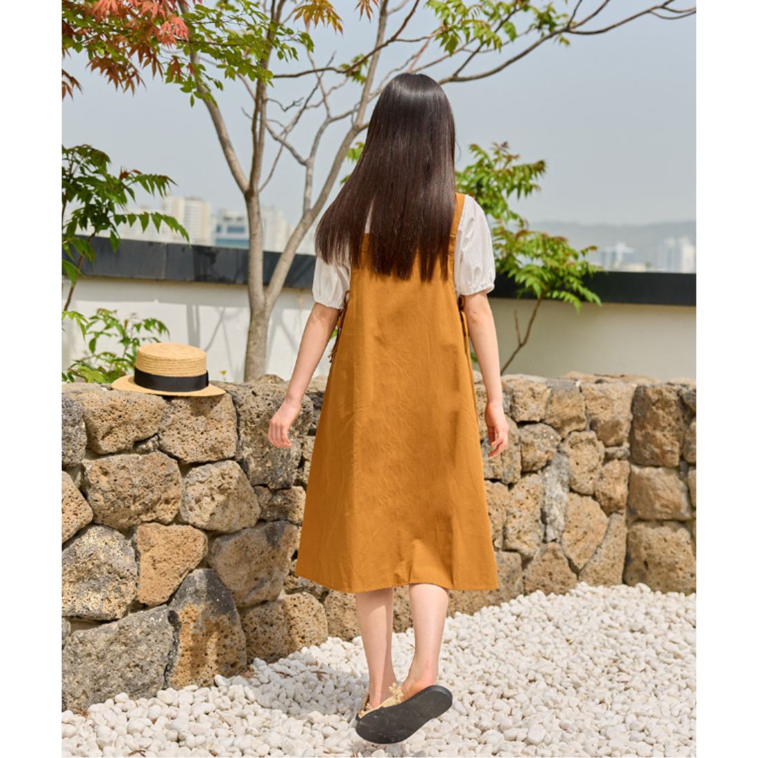 ロング レイヤード ワンピース