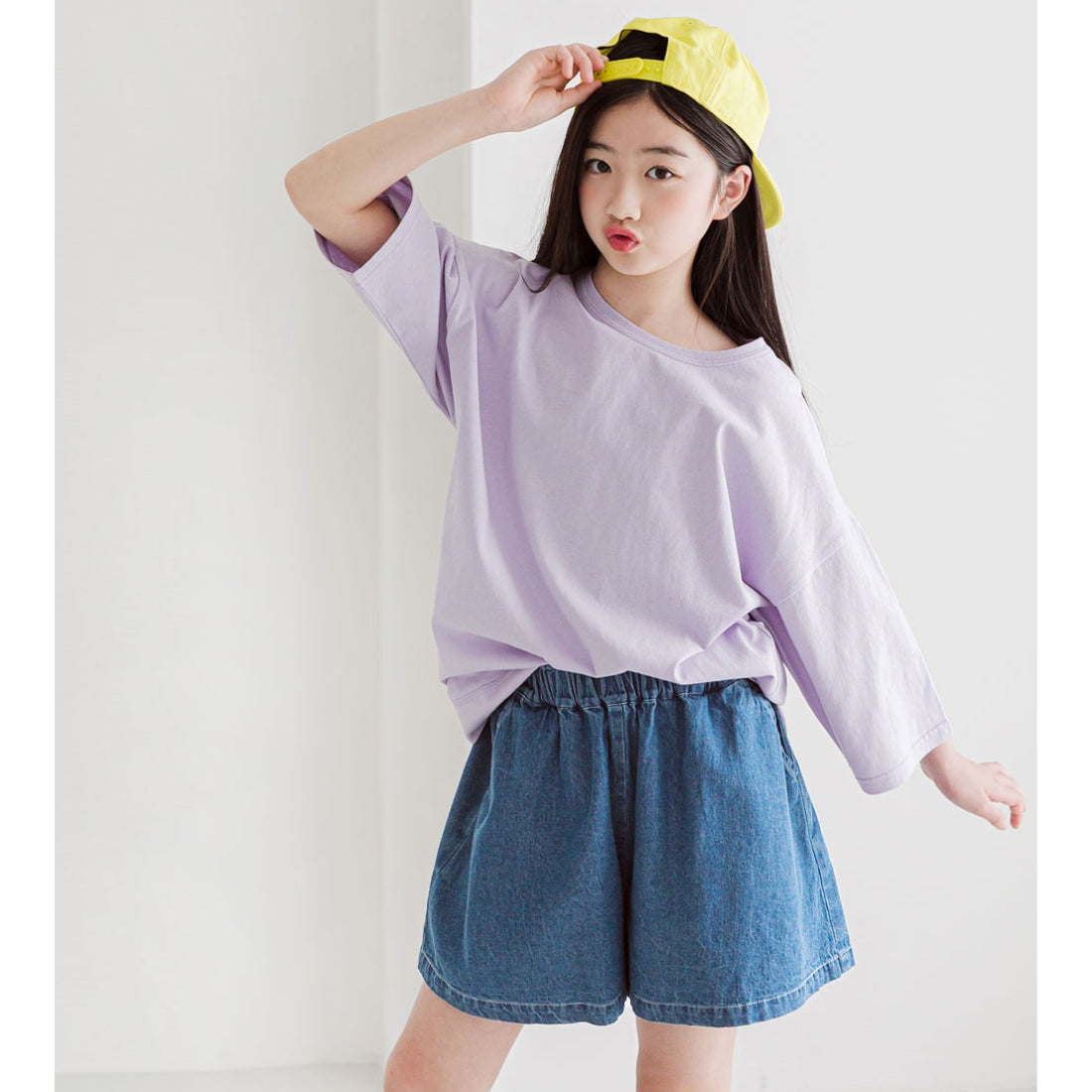 デニム キュロットパンツ