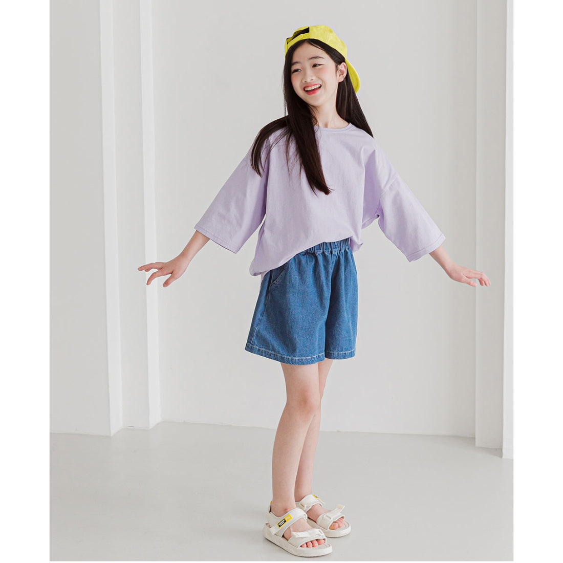 デニム キュロットパンツ