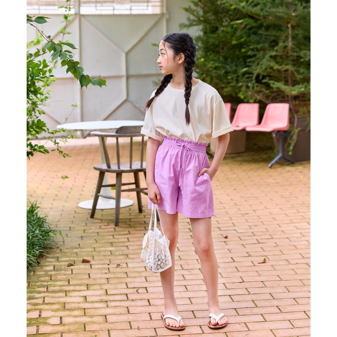 ビビット カラフル ショートパンツ
