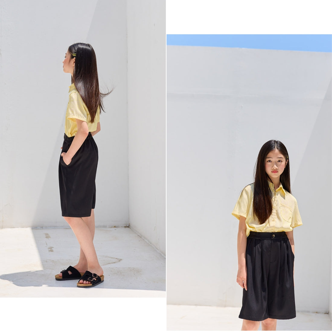 ひざ丈 春夏 ハーフパンツ